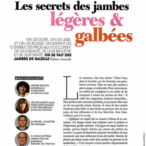 Parution dans “Santé Magazine”